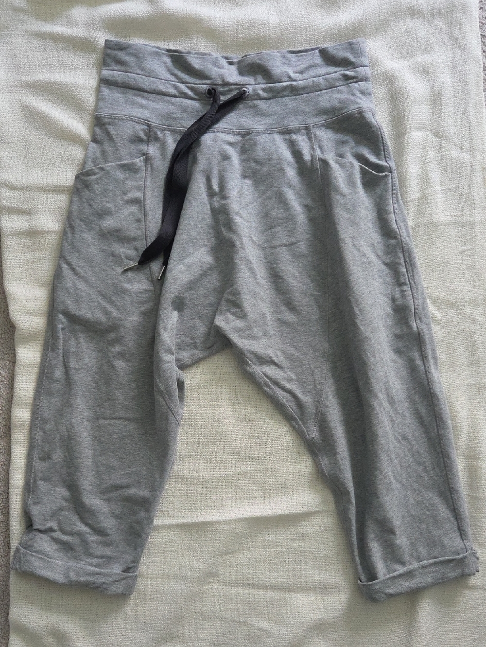 Lululemon Gray Harem Crop Size 6